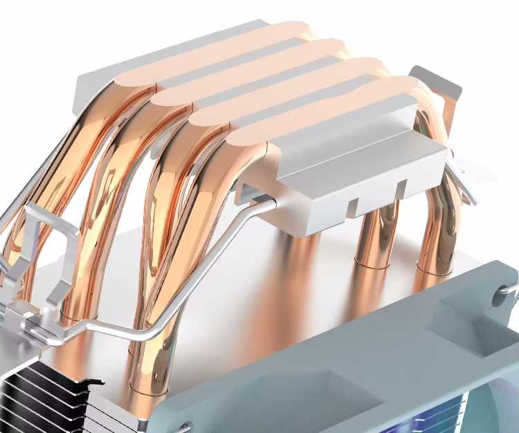Кулер-башта для процесору Aigo ICE400SE, підсвітка RGB