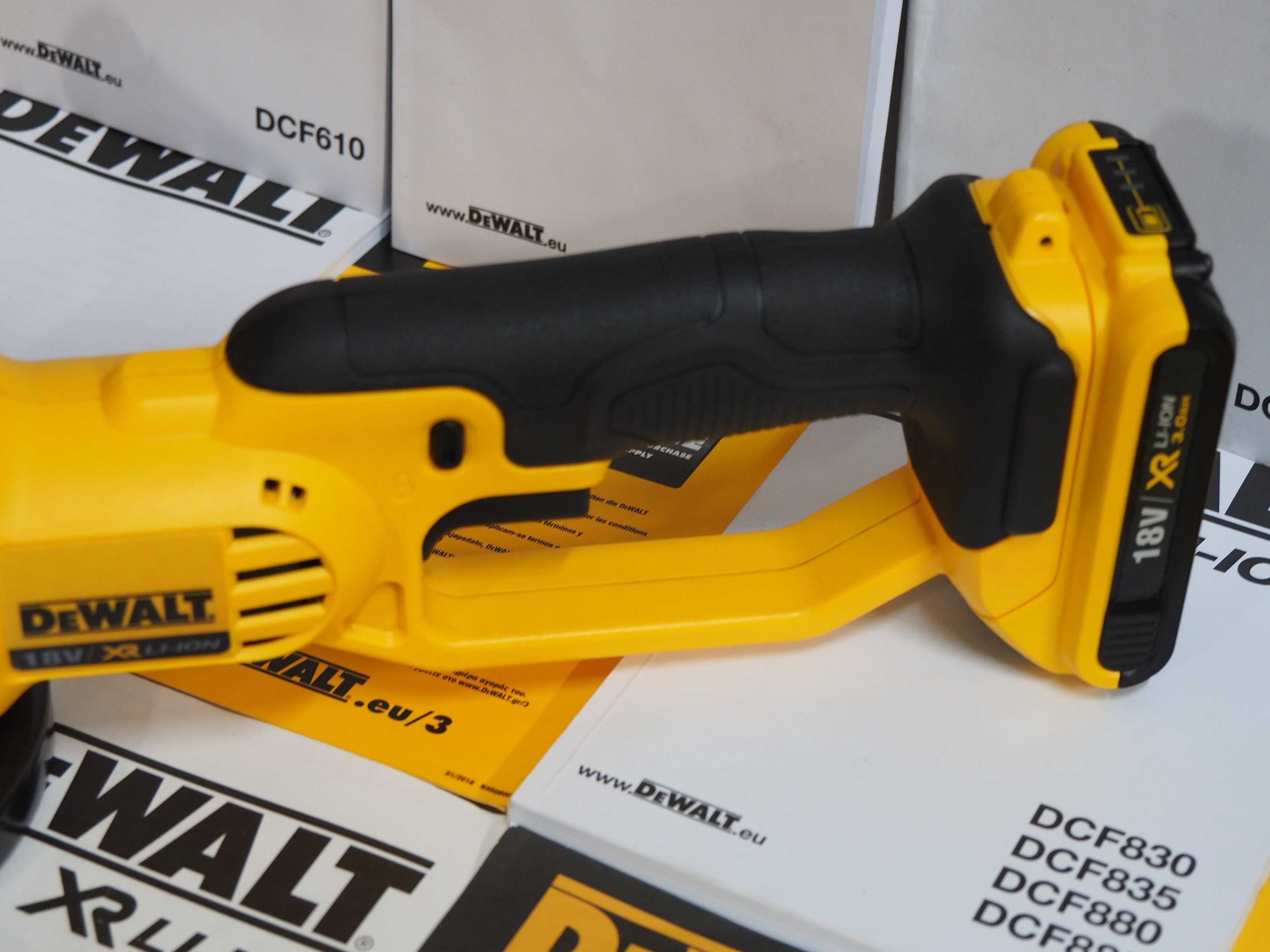 Zestaw DEWALT DCG 412 szlifierka kątowa+ bateria 18v 3ah aku