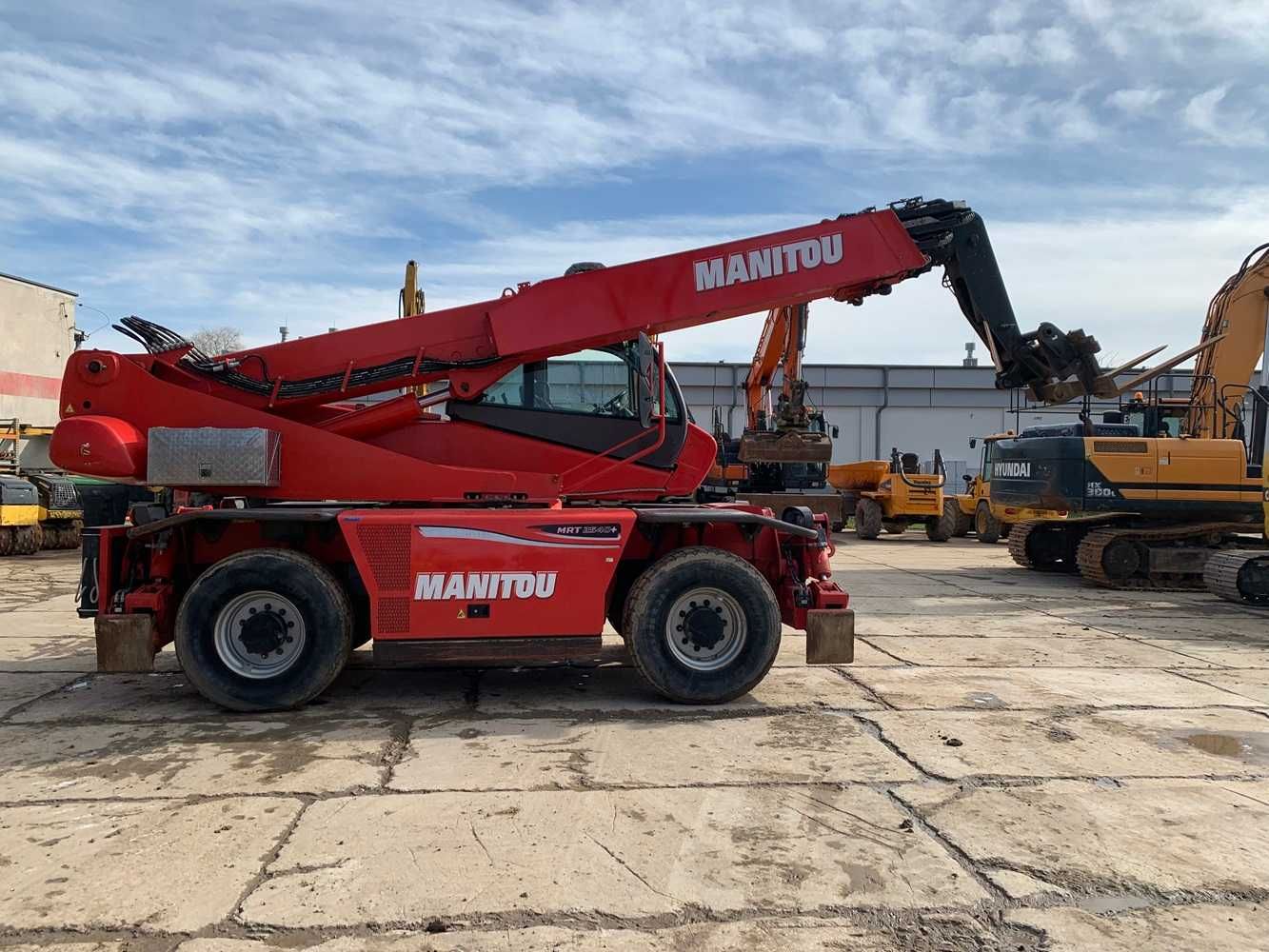 Manitou MRT 2540 Privilege + ładowarka obrotowa 25 metrów UDT pilot