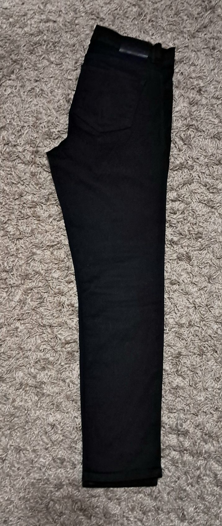 Czarne jeansy DKNY W31L31 nowe, wysoki stan