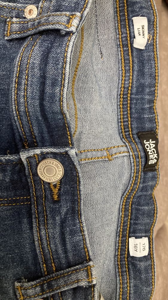 Spodnie chłopięce jeansowe Jack&Jones 176