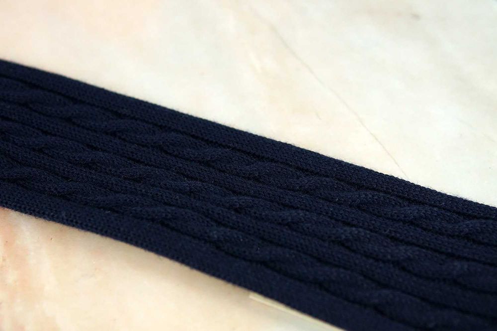 NOWY krawat knit SUITSUPPLY nieformalny wełna z fakturą męski preppy