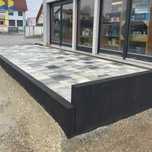 Palisada King duża palisady opornik murek podwyższenie 100cm obrzeże