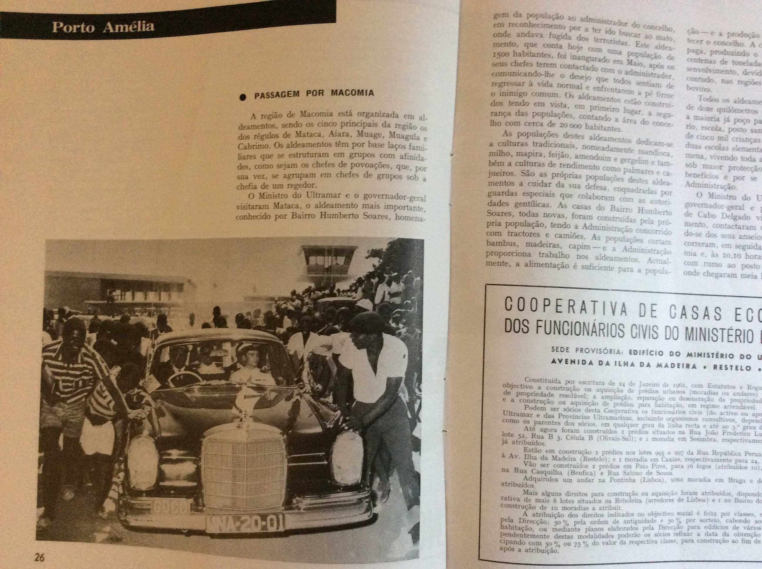 Cartaz. Revista Mensal. Out. Nov. Dezembro de 1965. Tema: Moçambique