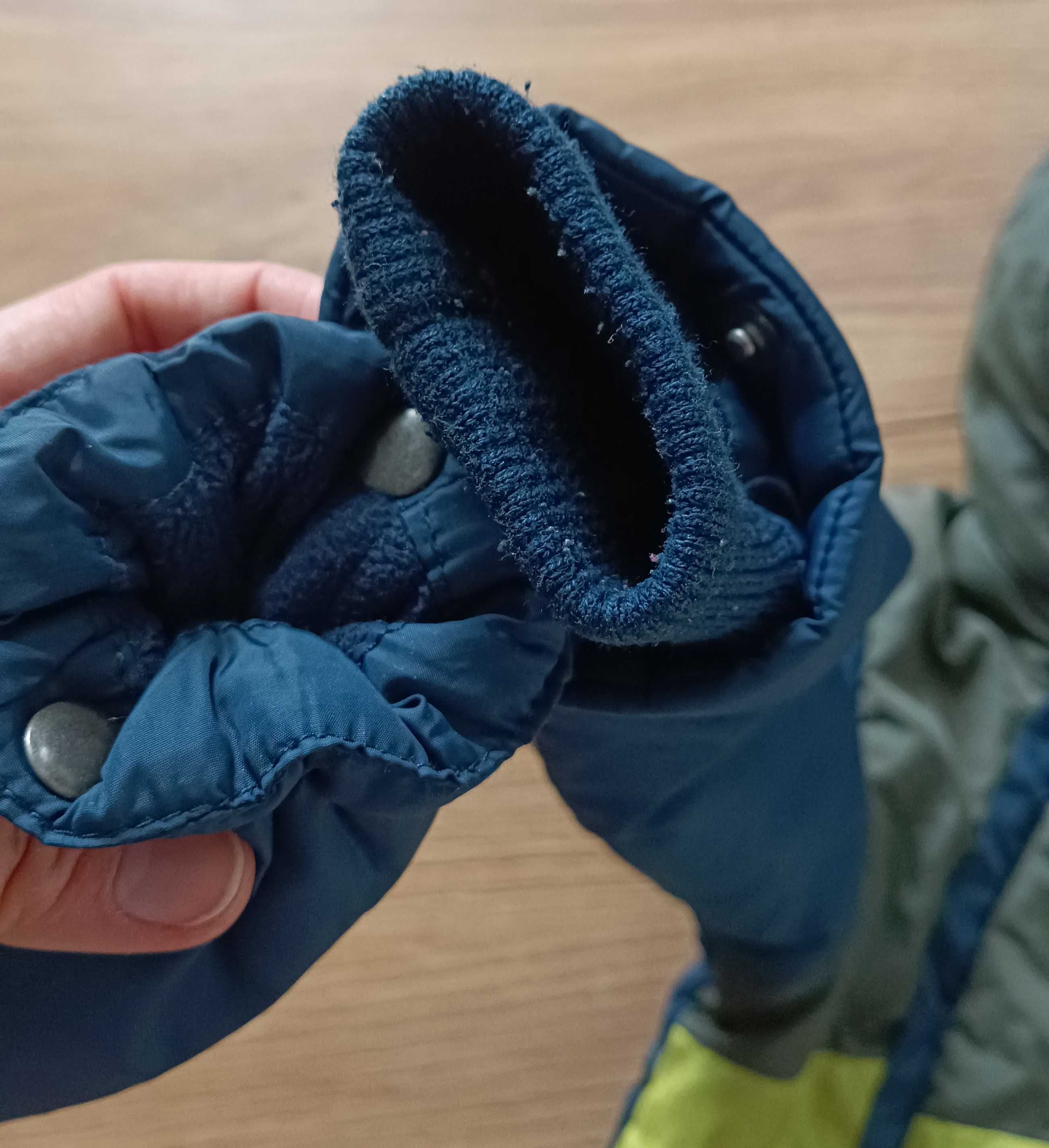 Kombinezon zimowy jednoczęściowy z rękawiczkami 92 Tom tailor