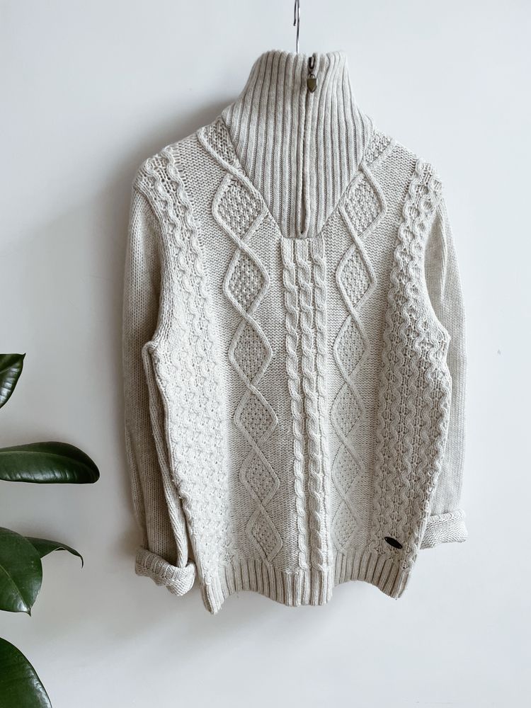 Męski elegancki sweter z zamkiem Westbury S M