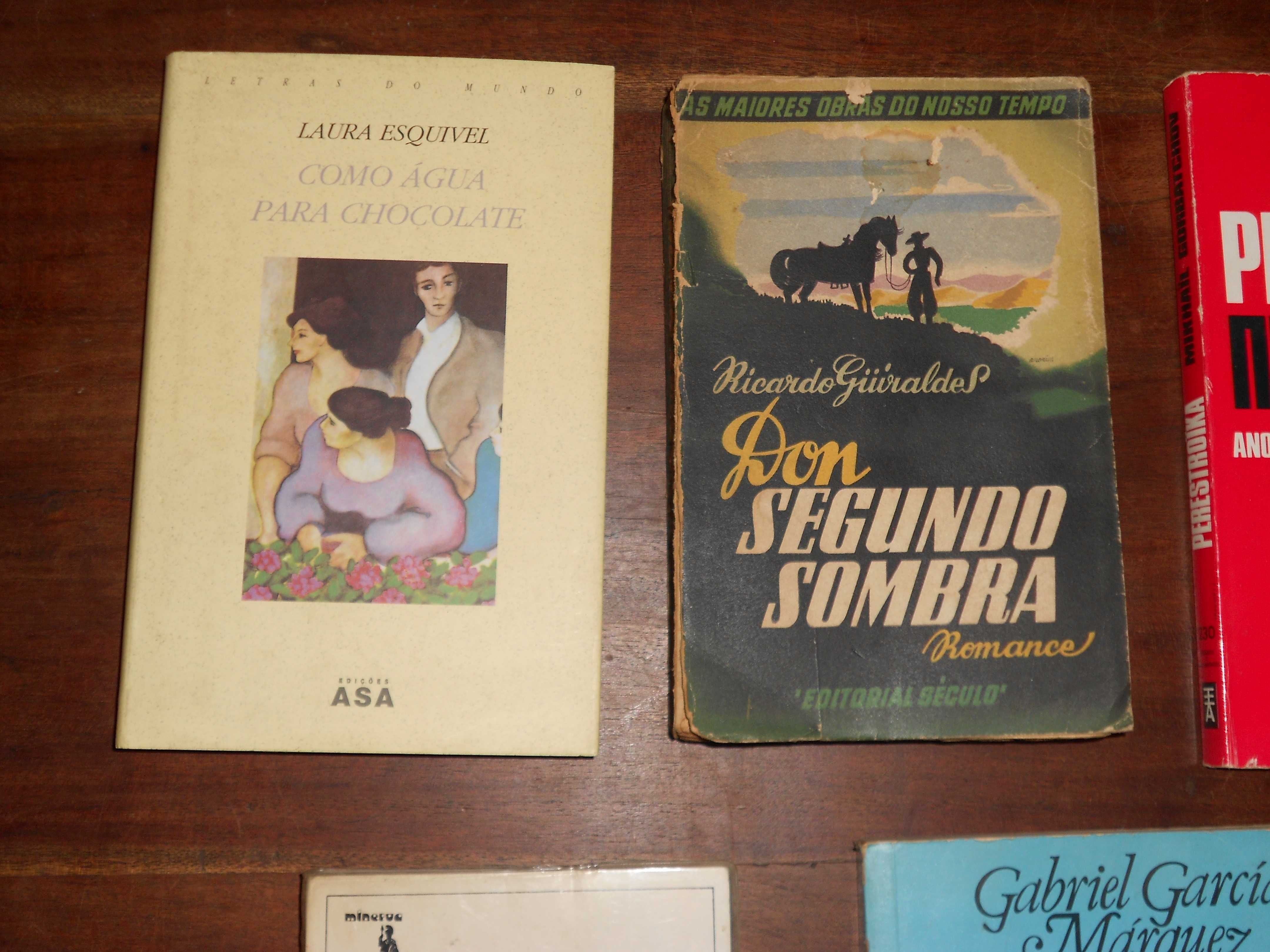 Livros Garcia Marquez, Perestroika, Esquivel, Bram Stoker, Guiraldes