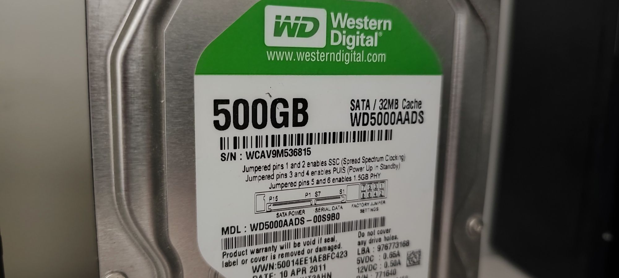 Disco rígido 3.5" Sata desktop