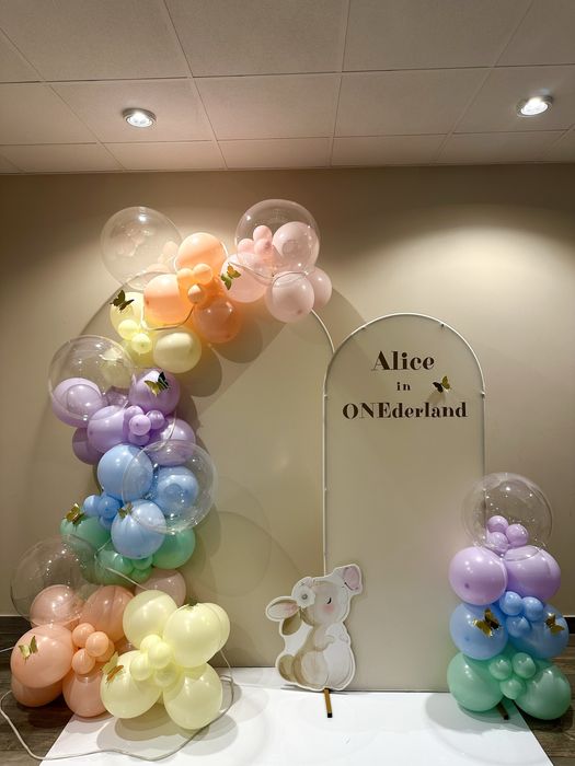 Dekoracje balonowe / ścianki balonowe / urodziny / chrzciny / komunia