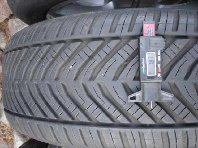 Praktycznie nowe opony wielosezonowe 225/55/17, komplet