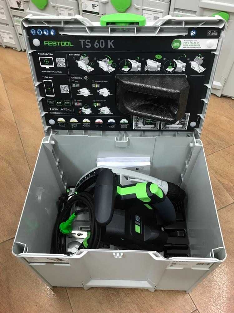 Zagłębiarka Festool TS 60 KEBQ-Plus