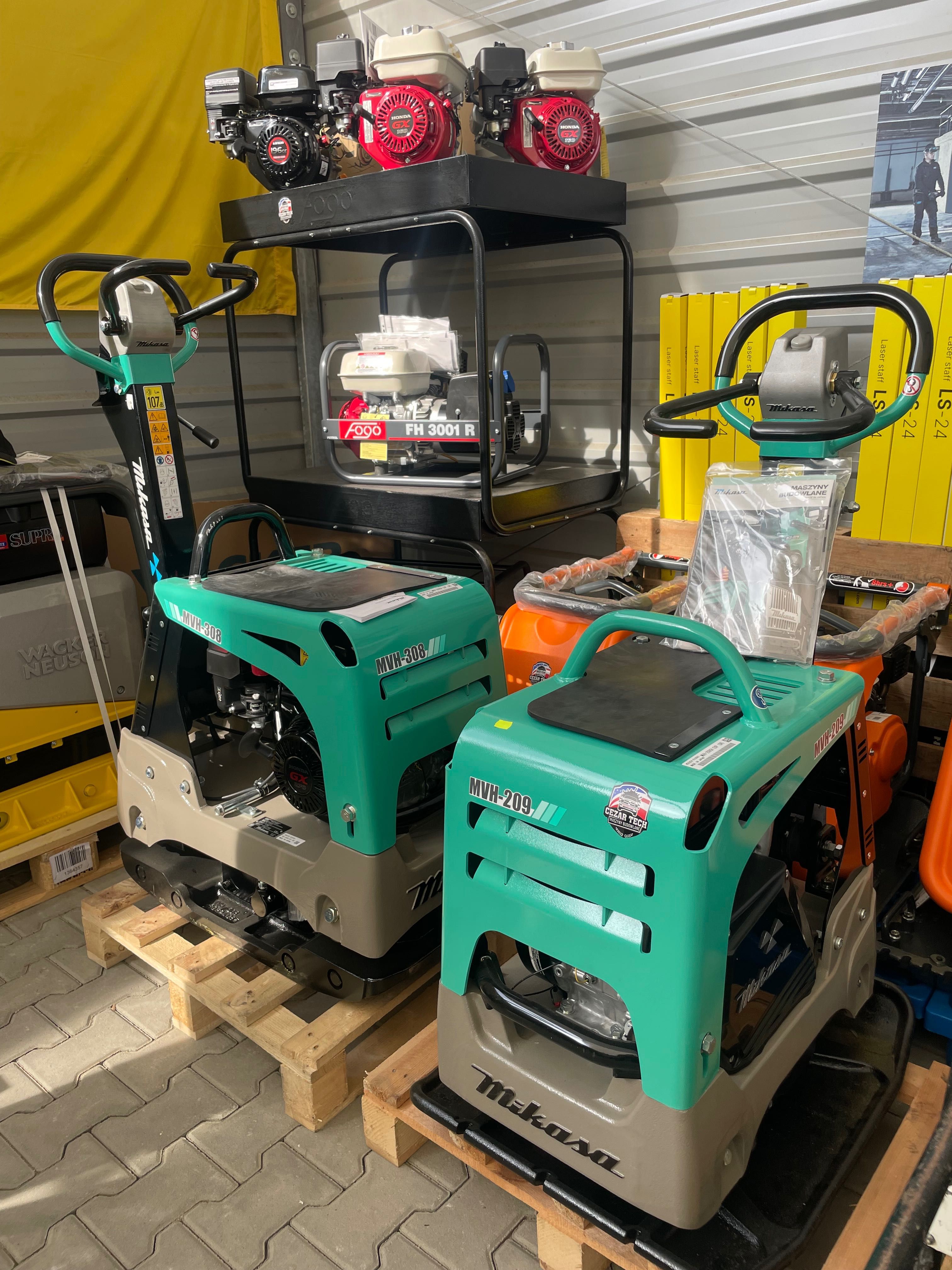 Zagęszczarka MIKASA MVH 308 GH Honda GX270 45kN Nowa Faktura