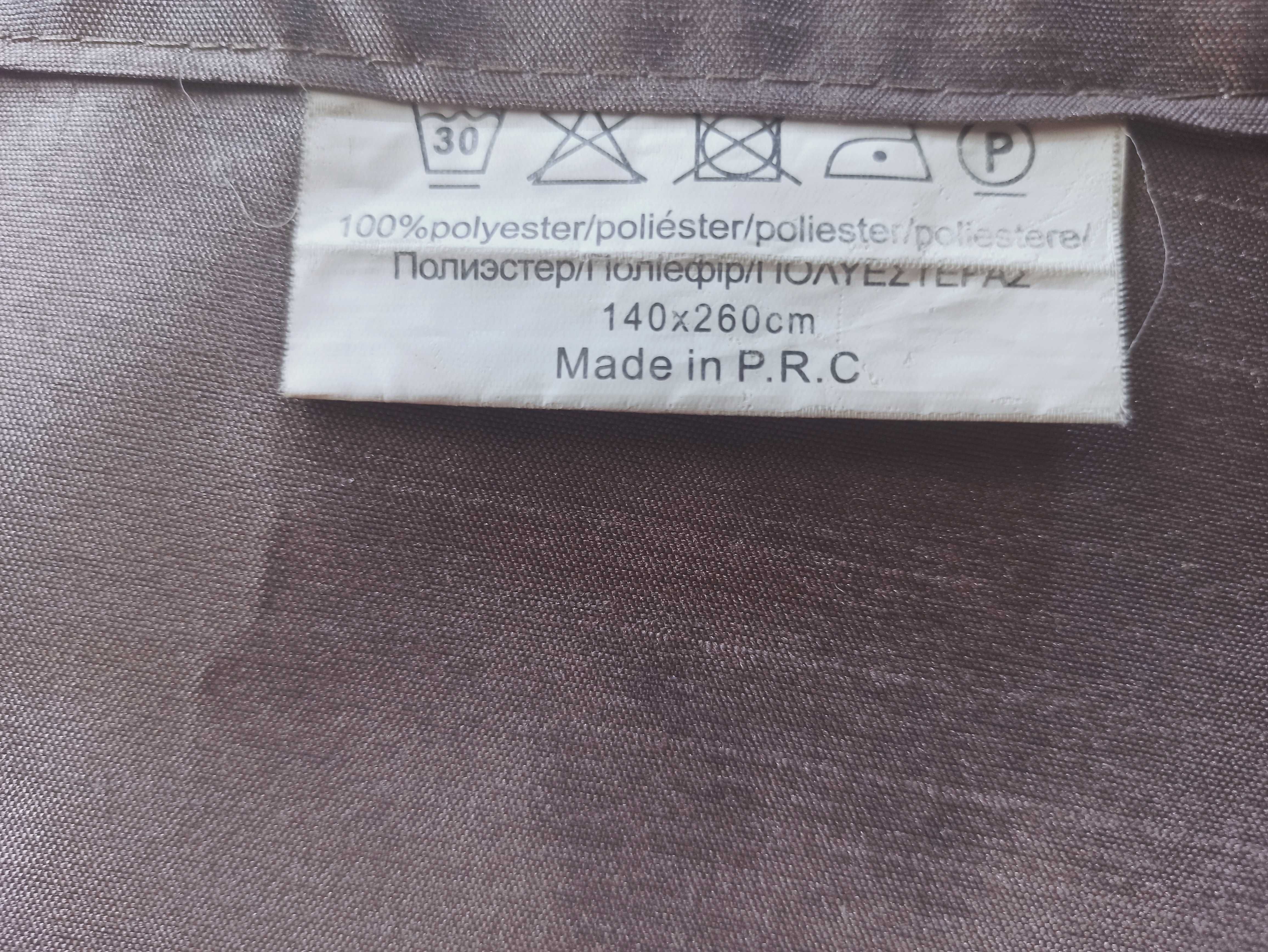 Zasłony z mocowaniem uniwersalnym 2 szt. Nowe