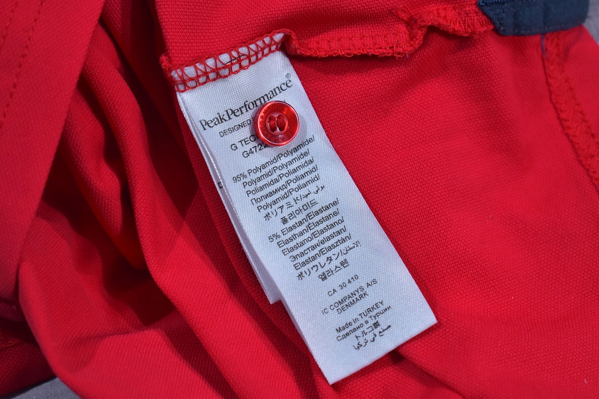 Peak Performance Logowana Koszulka Polo Stretch M