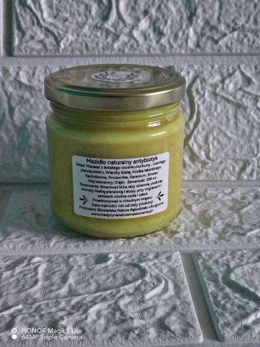 Mazidło naturalny antybiotyk zioła i przyprawy