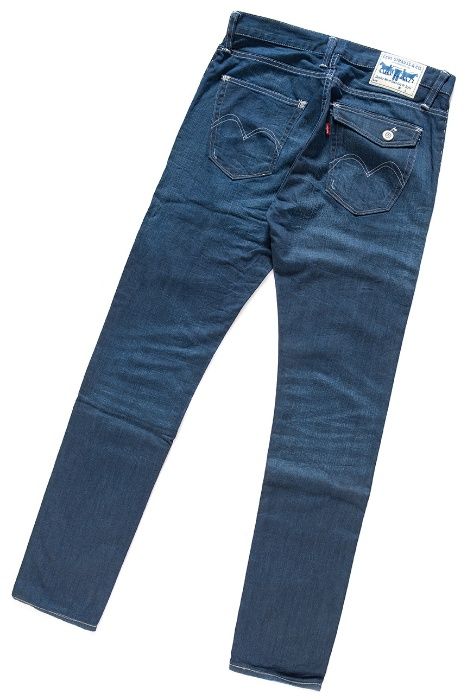 LEVI's męskie spodnie jeansowe LEVIS rurki tapered wysoki stan W31 L34