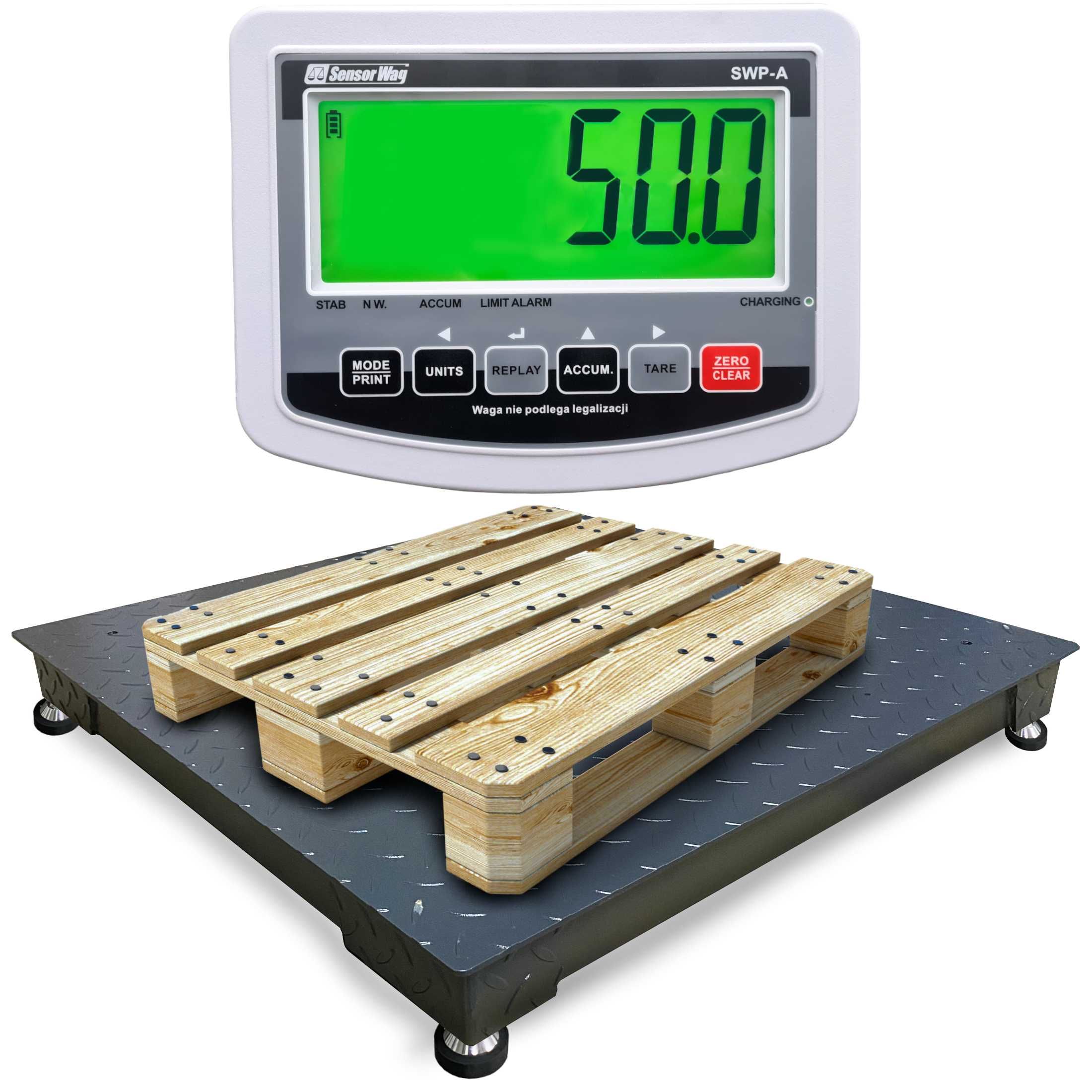 Waga platformowa 1,2x1,2m do 1 tony 1000kg/100g solidna rolnicza