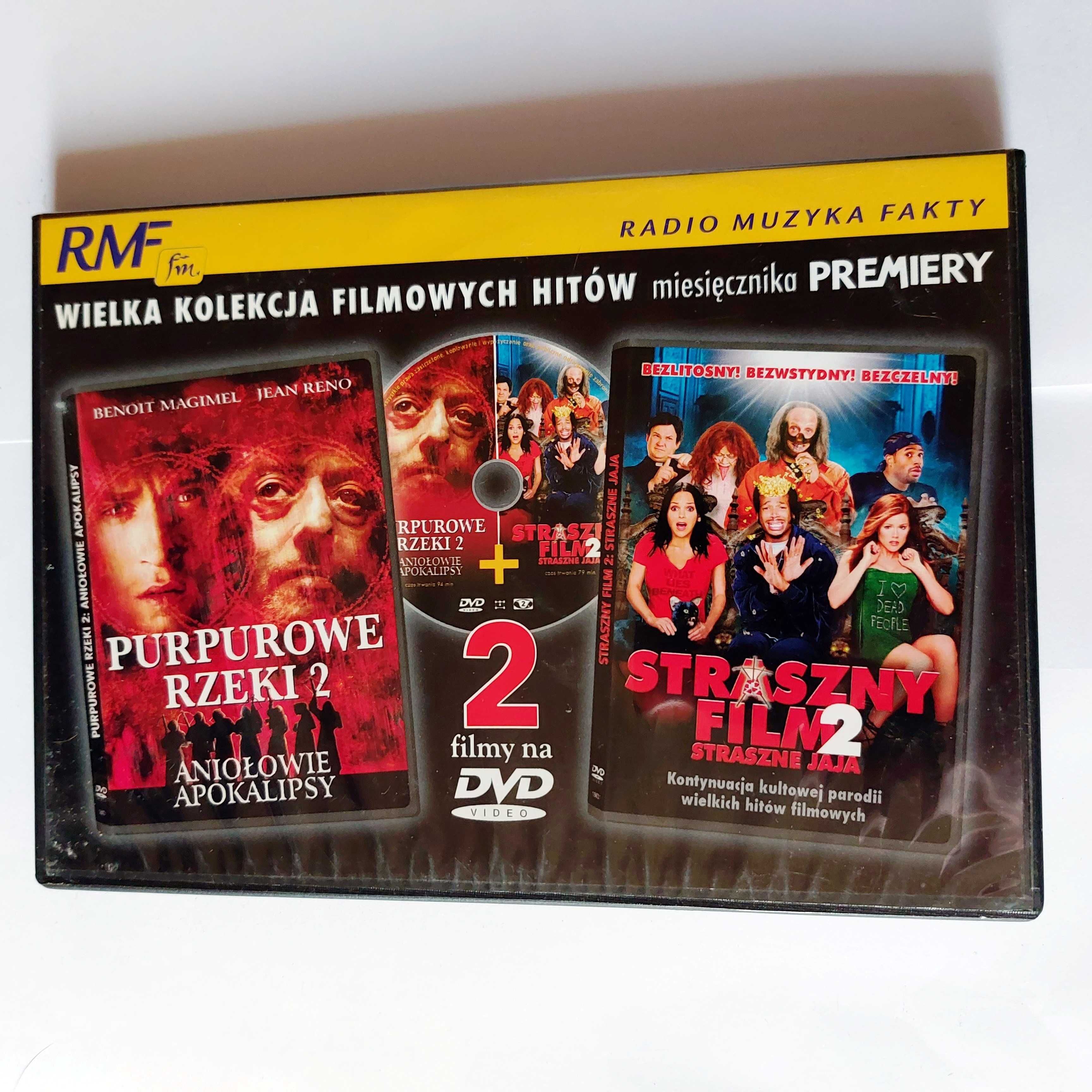 PURPUROWE RZEKI 2 + Straszny Film 2: straszne jaja | dwa filmy na DVD