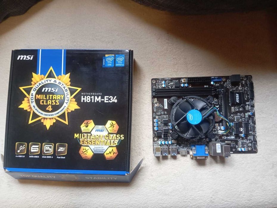 motherboard msi + processador i5