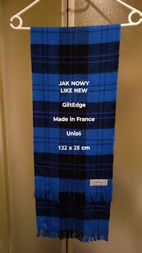 GiltEdge  Made in France  Delikatny szal akrylowy, 132 x 28 cm
