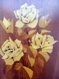 Картина Маркетрі Троянди 31 х 41 см