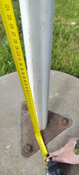 Parasol barowy 360cm z podstawą betonową