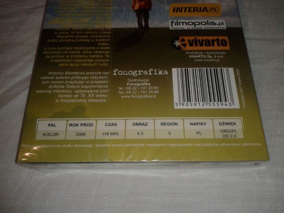 DVD Letni Deszcz [Nowy Zafoliowany]