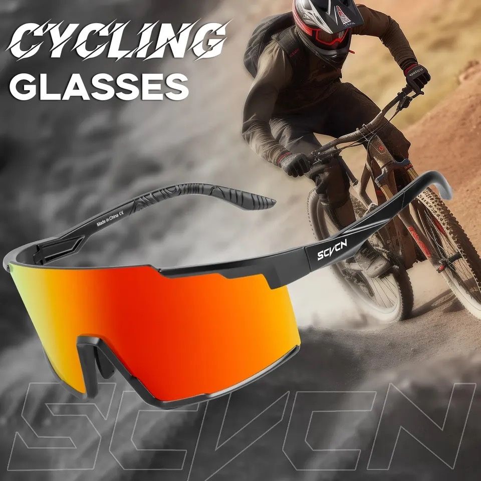 SCVCN UV400 sportowe okulary rowerowe