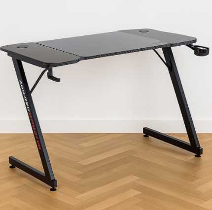 Biurko Dla Graczy Gamingowe Komputerowe Regulowane 140 Cm + Podkładka