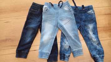Zestaw 3 szt spodni jeansów Lupilu 86/92