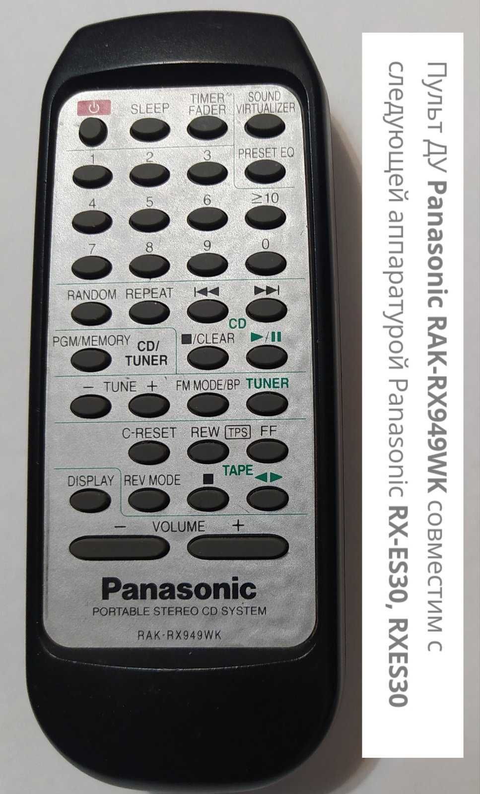 Пульт дистанційного керування PANASONIC