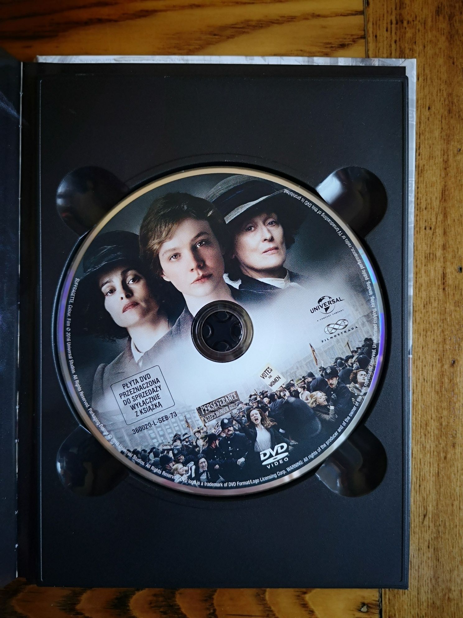 Płyta DVD: Sufrażystka - Carey Mulligan; wydanie książkowe!