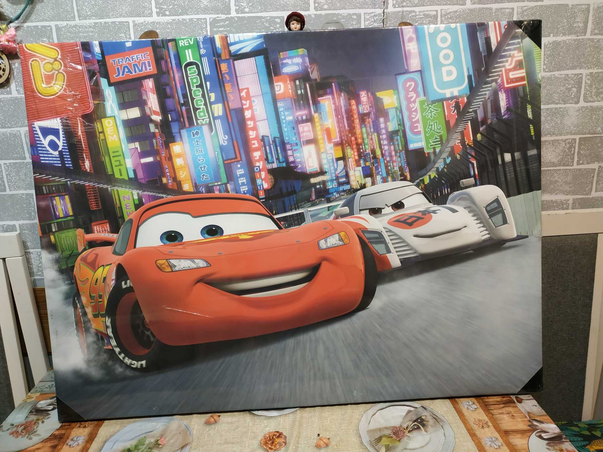 Obraz płótno Auta 2 / Cars 2 Zygzak Mcqueen / Ziu Takakita 111x76 cm