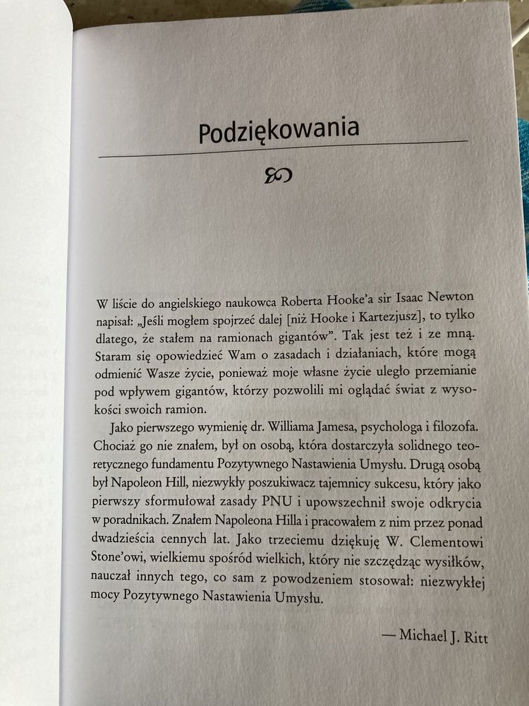 Michael J.Ritt - Klucz do pozytywnego myślenia wedlug Napoleona Hilla