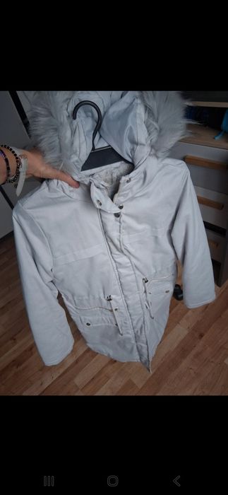 Kurtka zimowa 152 na dziewczynkę