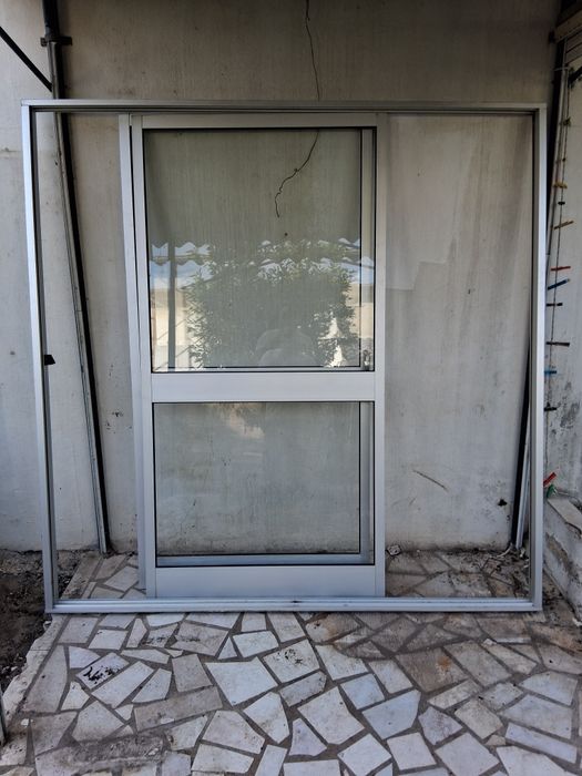 Porta de alumimio completa