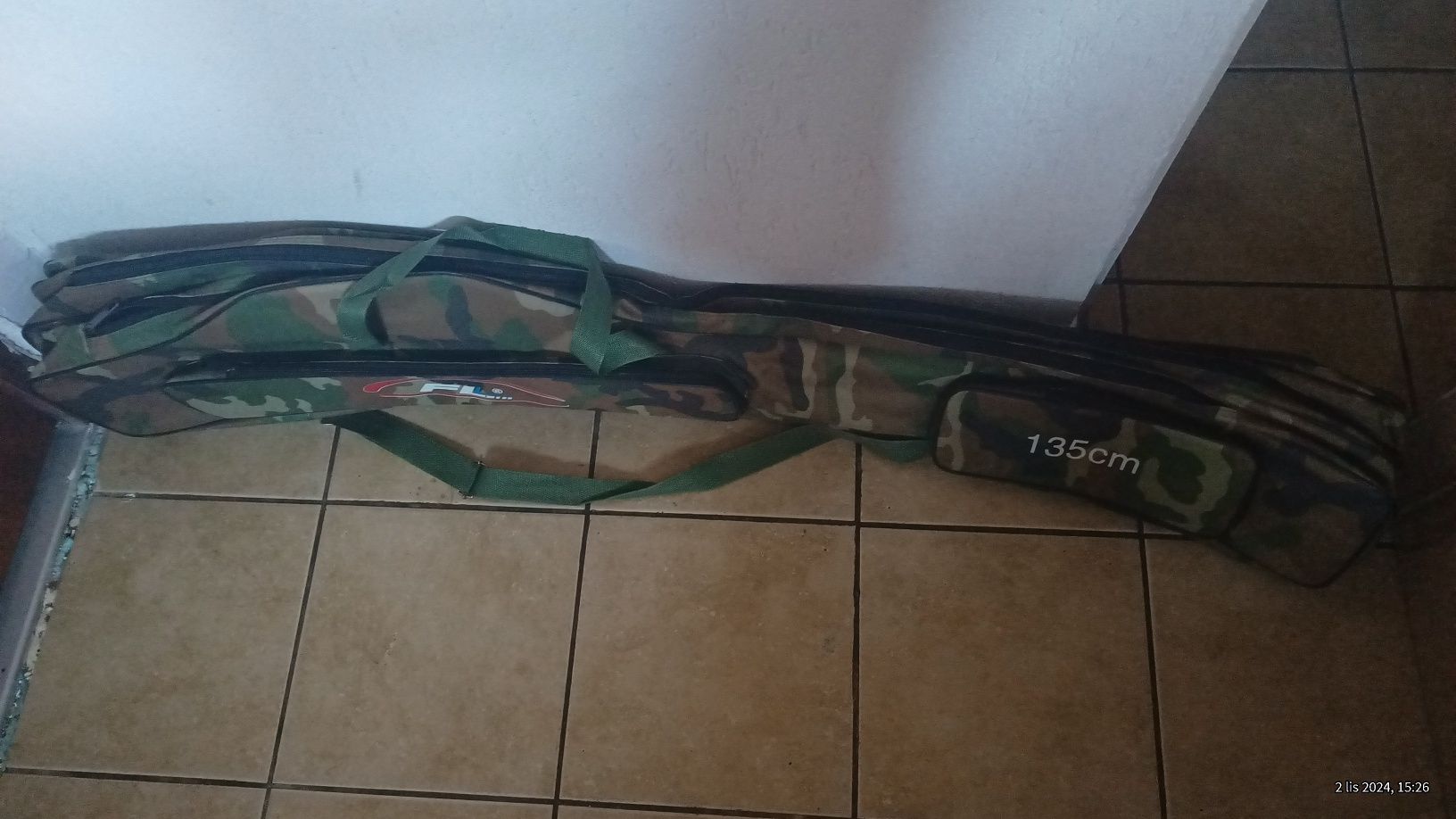 Torba/pokrowiec na wędki 135 cm 3 komory