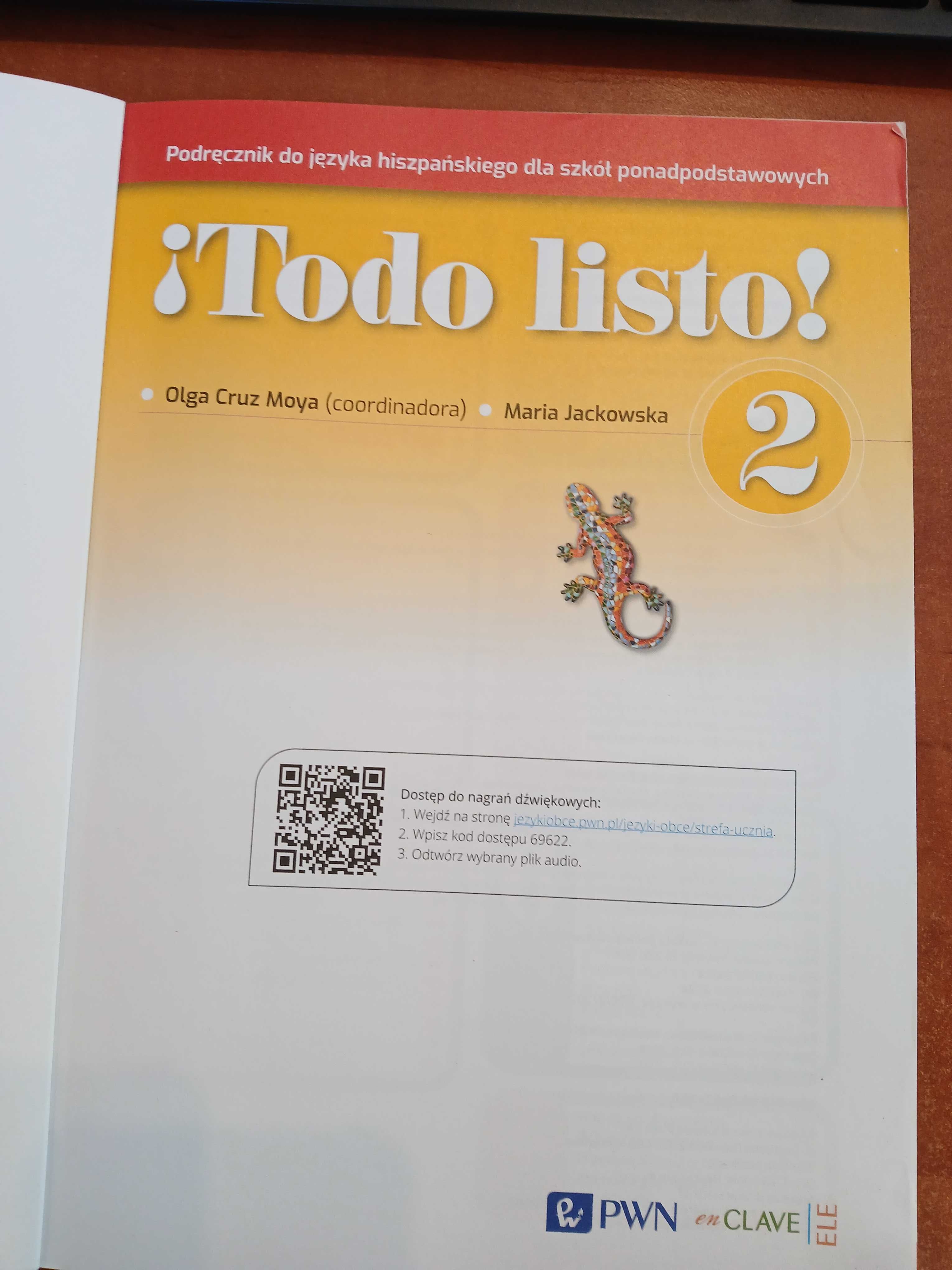 Podręcznik Język hiszpański Todo listo! 2 PWN