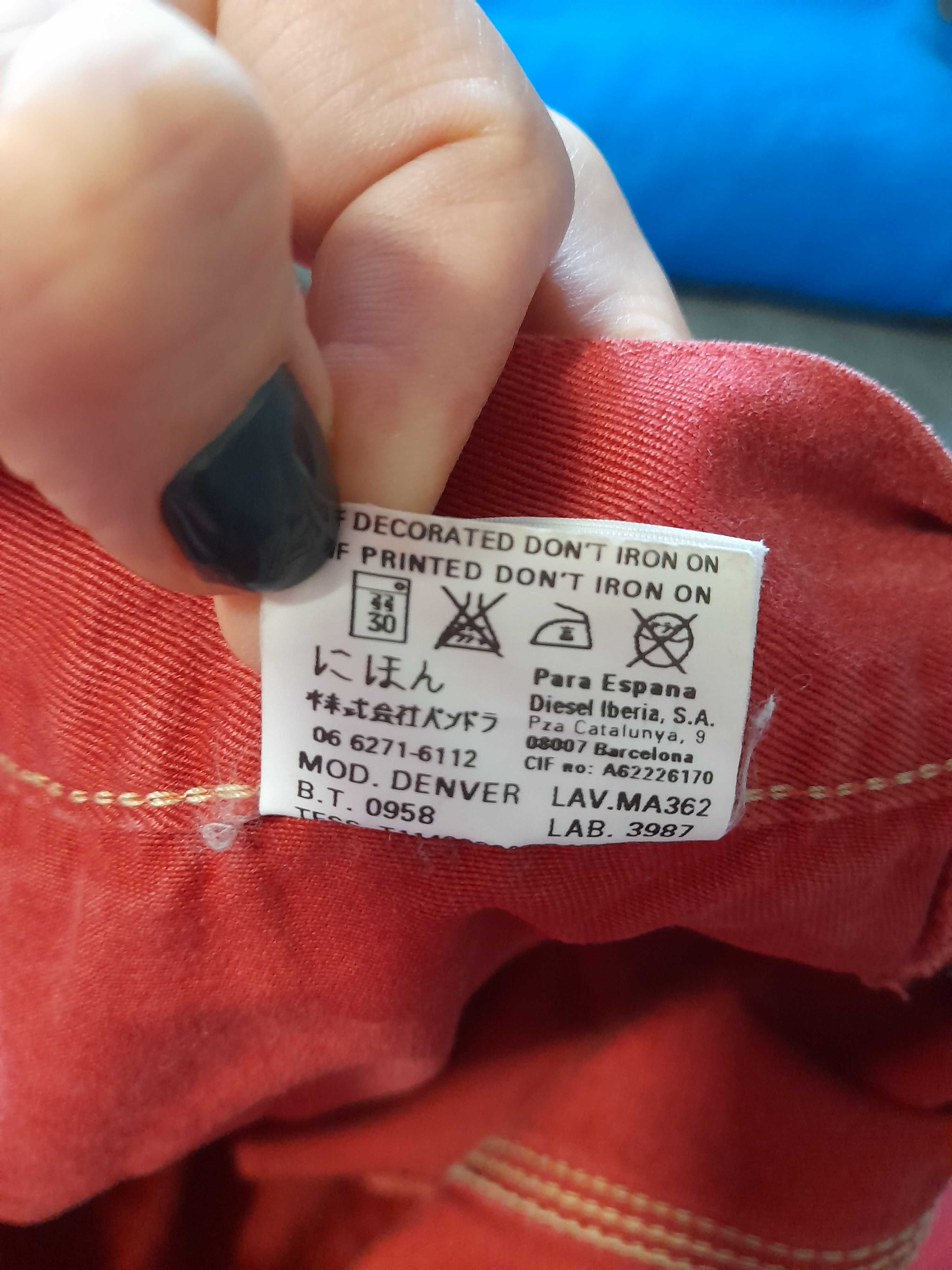 Оригинал Редкая DIESEL Industry джинсовая куртка унисекс XL