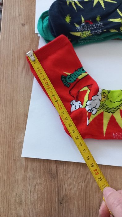 Skarpetki dziecięce świąteczne The Grinch rozmiar 31-34 3pak