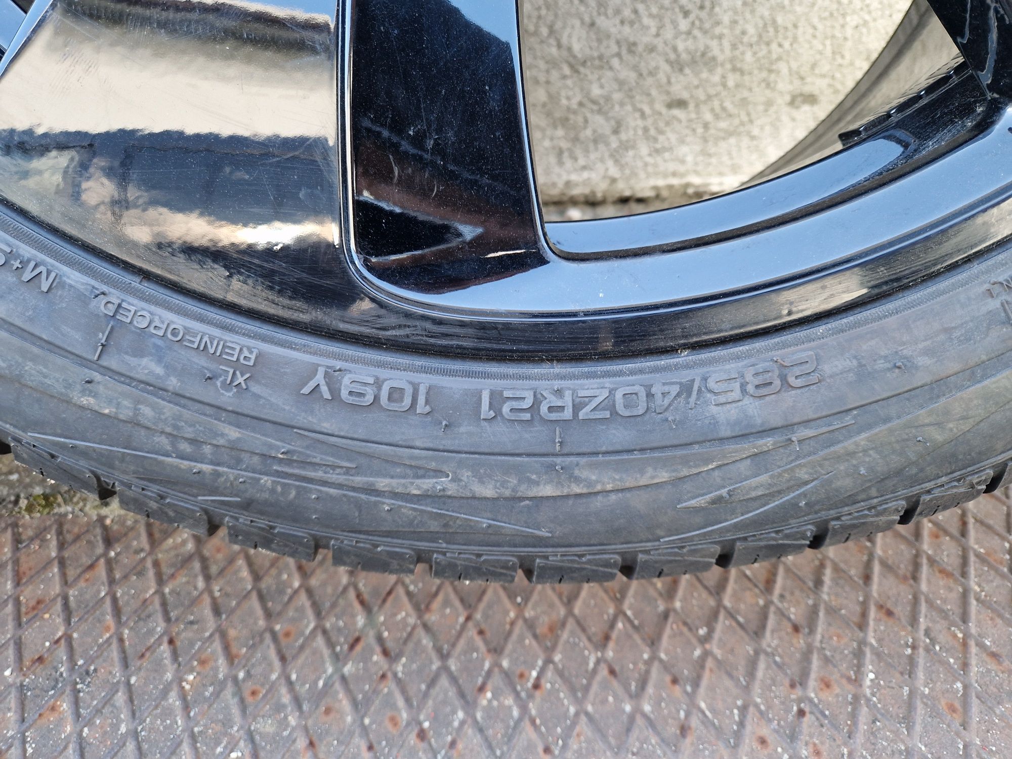 Oryginalne Koła Audi Q7 SQ7 S-line 4M 285/40R21 lato 22r. 7mm czujniki