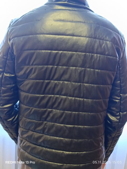 Куртка чоловіча Осіння Шкіряна розмір М.