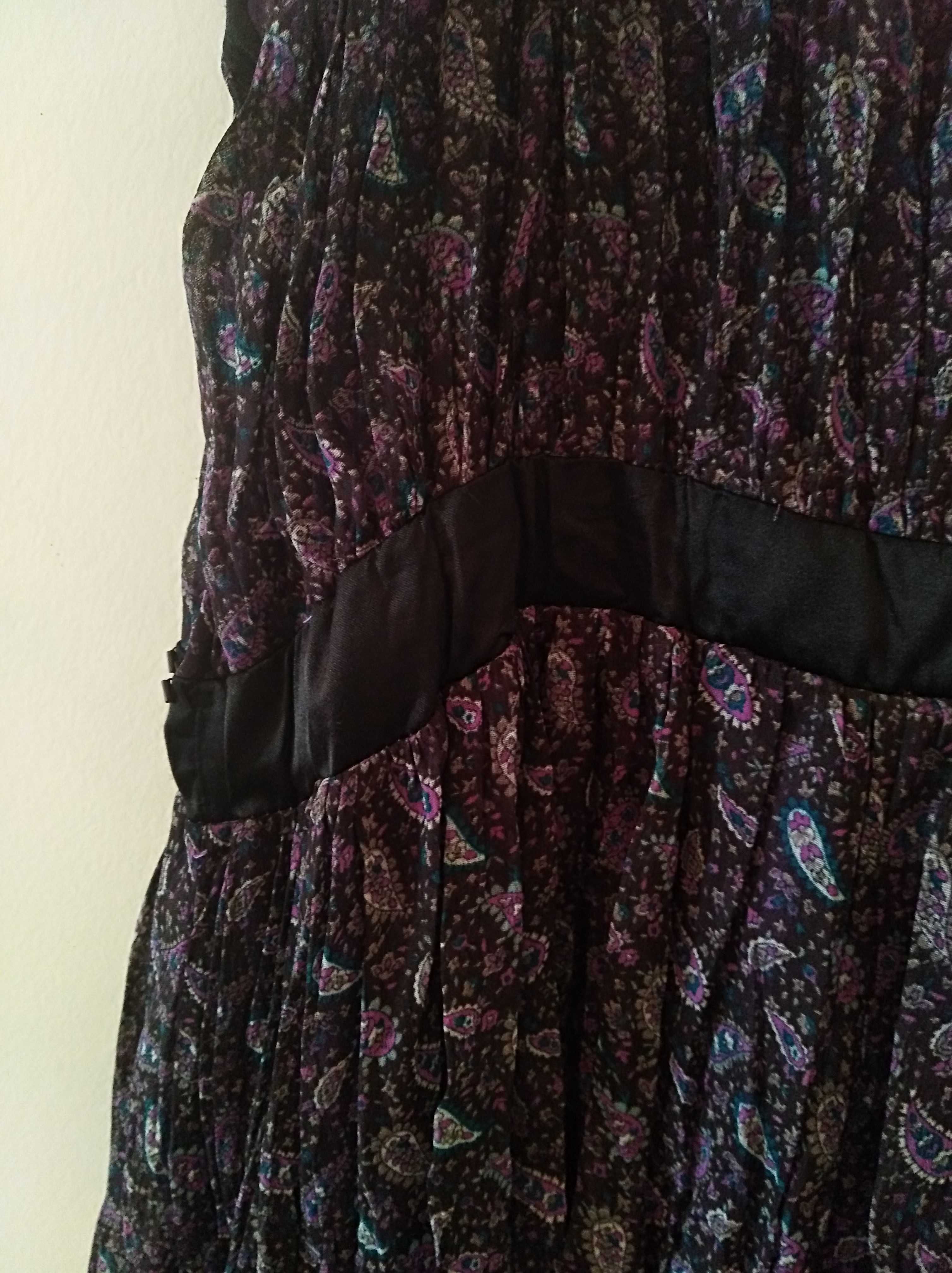 Vestido alças verão tamanho S (busto 40cm)