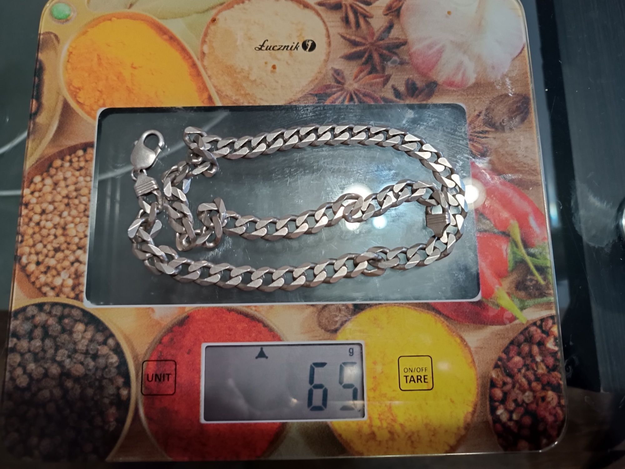 Srebrny łańcuch 50 cm