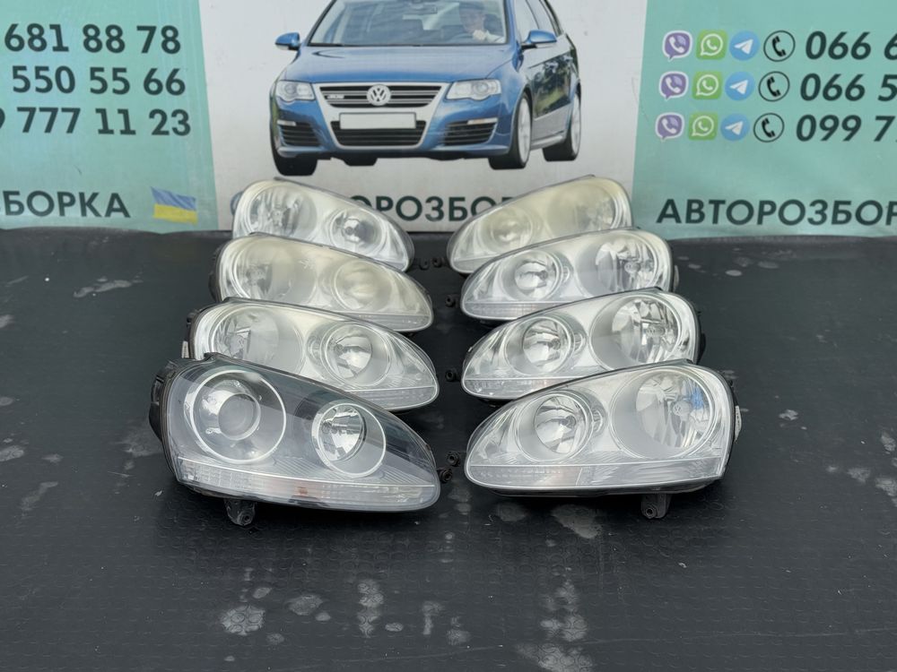 фари фара Фольксваген гольф 5 golf 5 jetta фонарь оптика ксенон фары