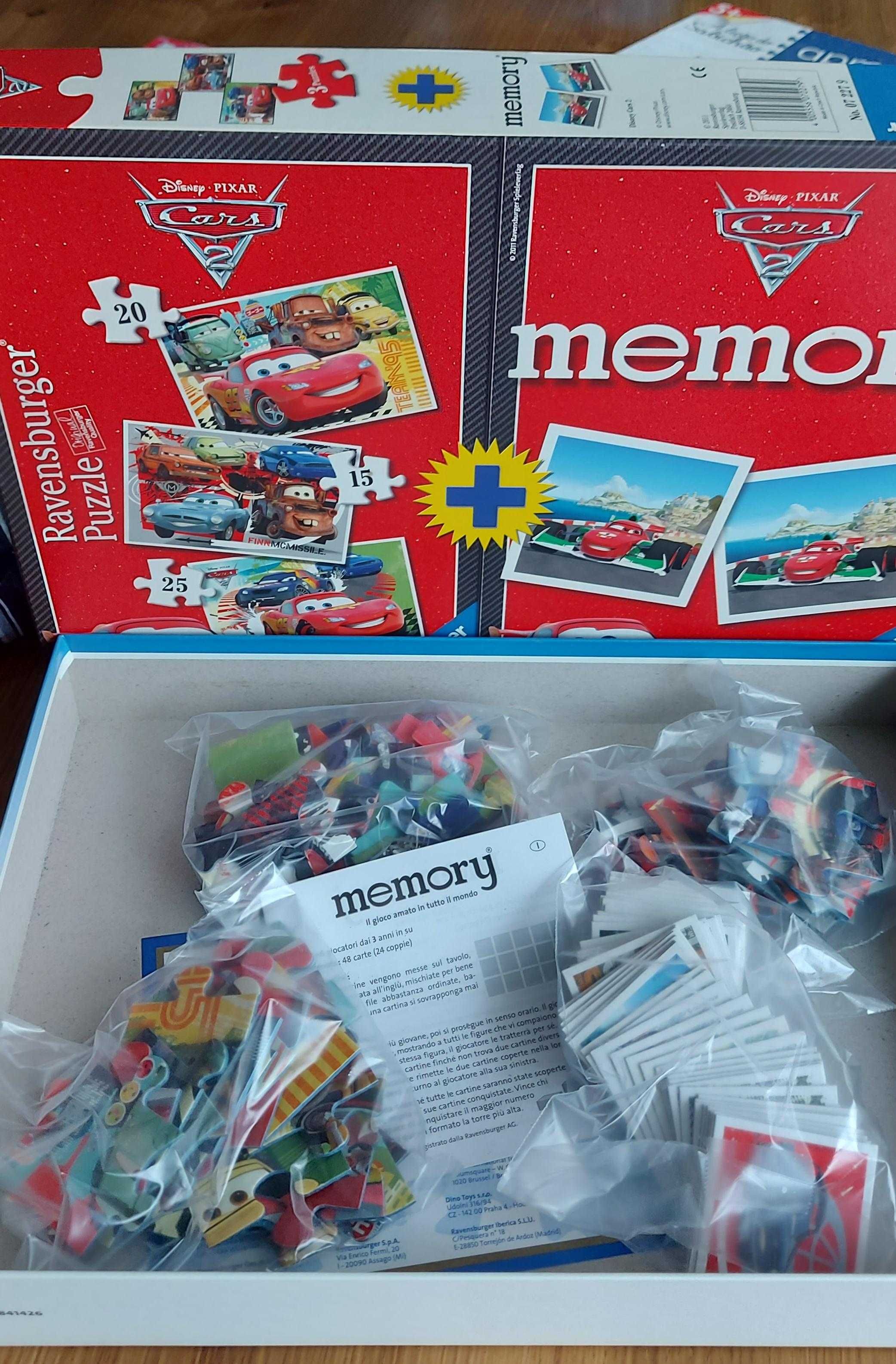 Puzzles + Memory Novo - Faísca Mcqueen