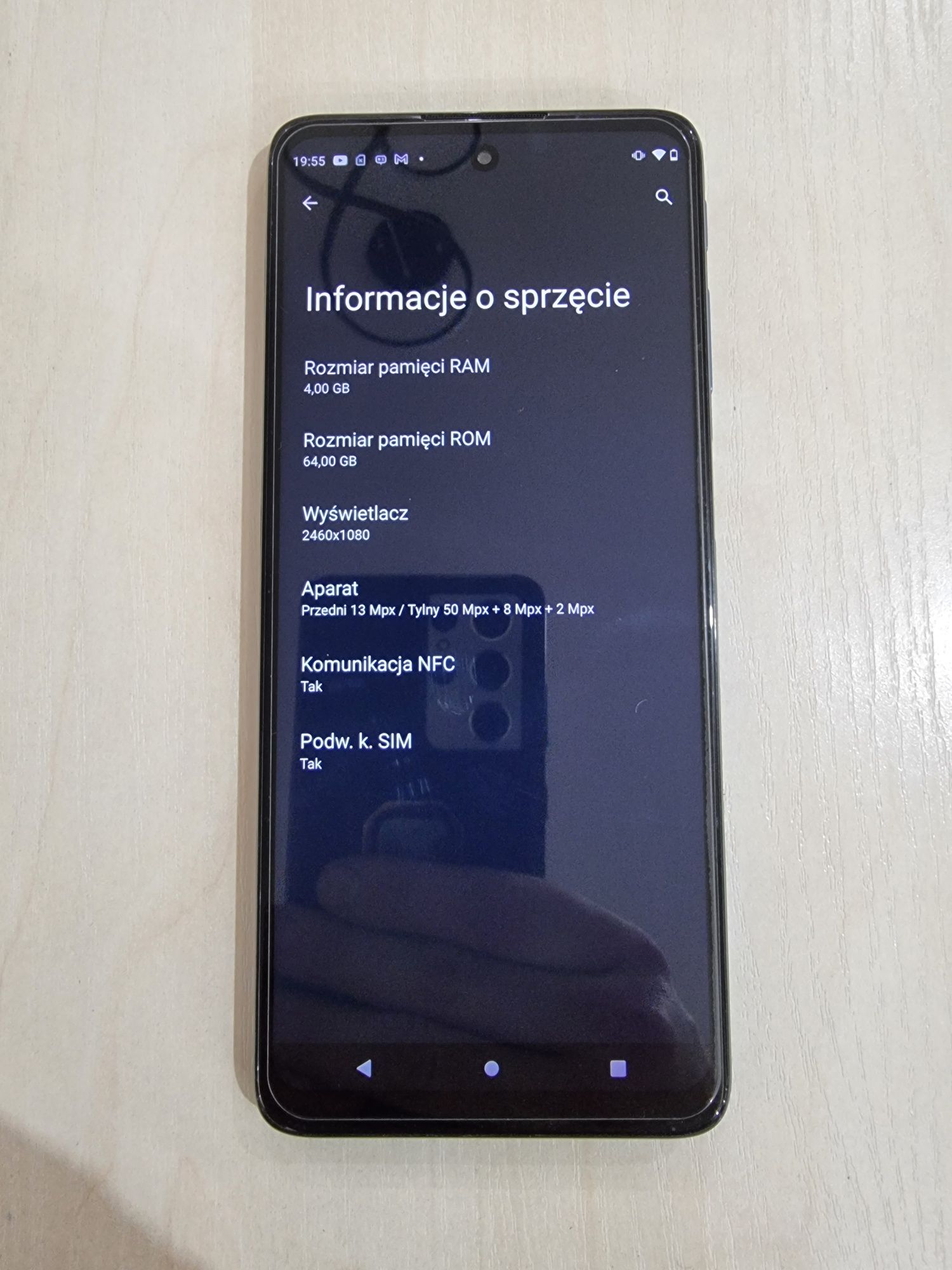 Motorola Moto G51 5G świetny stan 4/64 GB 50 MPix wyświetlacz 6,8"