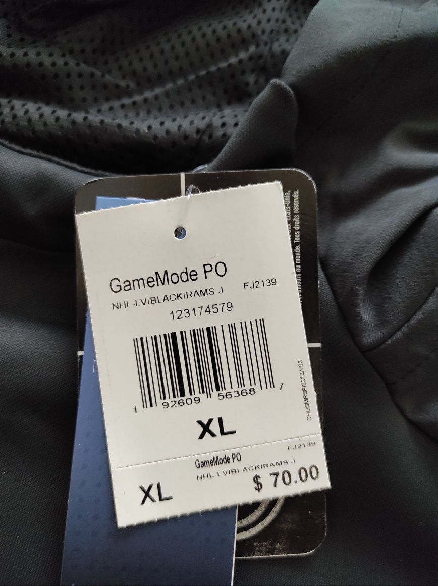 XL-XXL Adidas NHL Vegas чоловіча кофта, кенгурушка