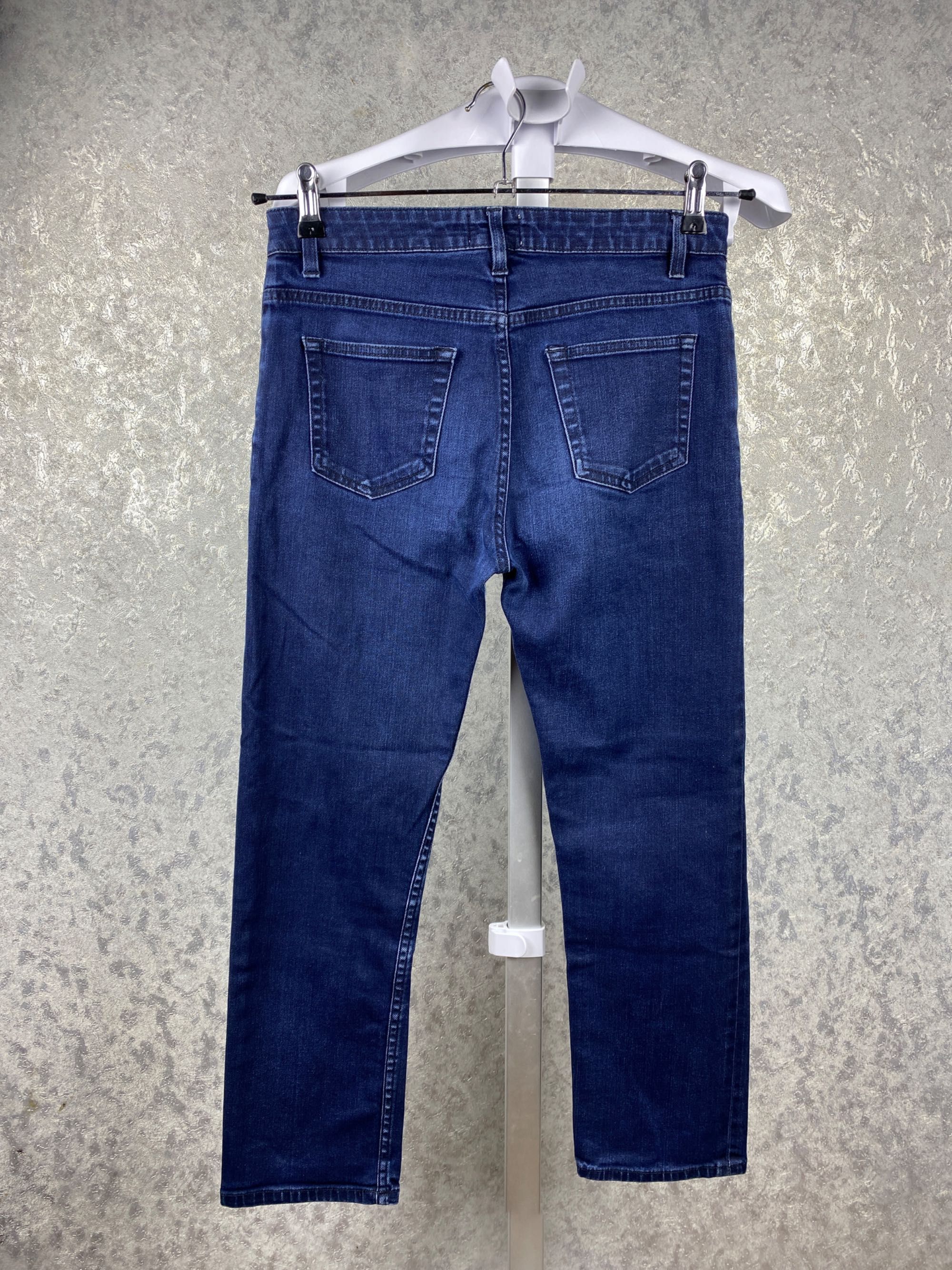 Женские синие короткие джинсы Acne Studios 34