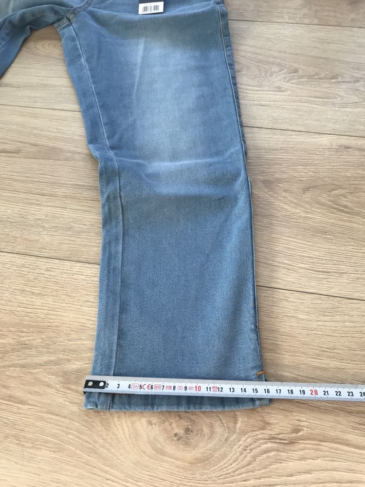 Spodnie jeans capri jansowe esmara nowe 34 36 stretch 3/4 rybaczki